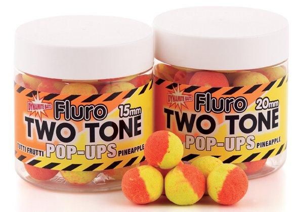 Dynamite Baits Pop-Ups Fluro Two Tone Tutti Frutti & Pineapple