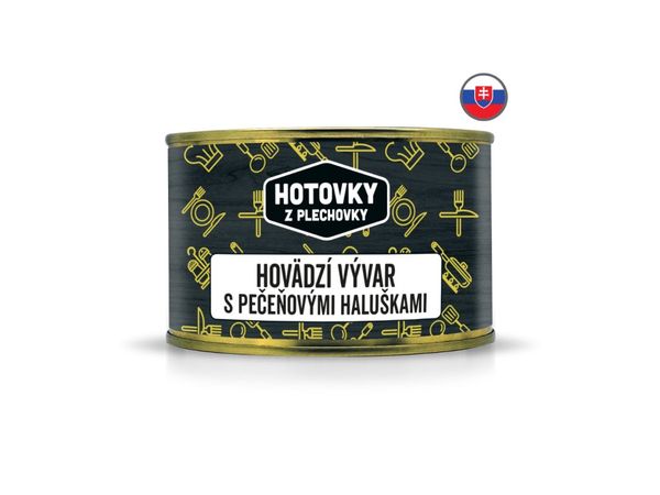 Hotovky Z Plechovky - Hovädzí Vývar S Pečeňovými Haluškami