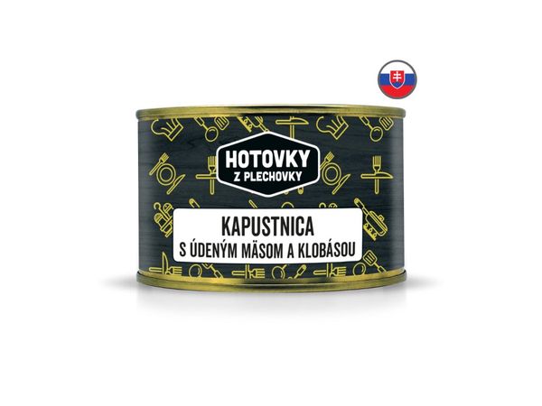 Hotovky Z Plechovky - Kapustnica S Údeným Mäsom A Klobásou