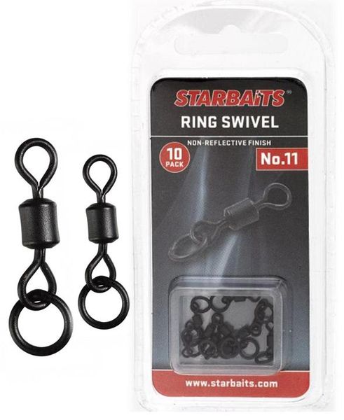 Starbaits Obratlíky S Krúžkom - Ring Swivel č.11 (10ks)