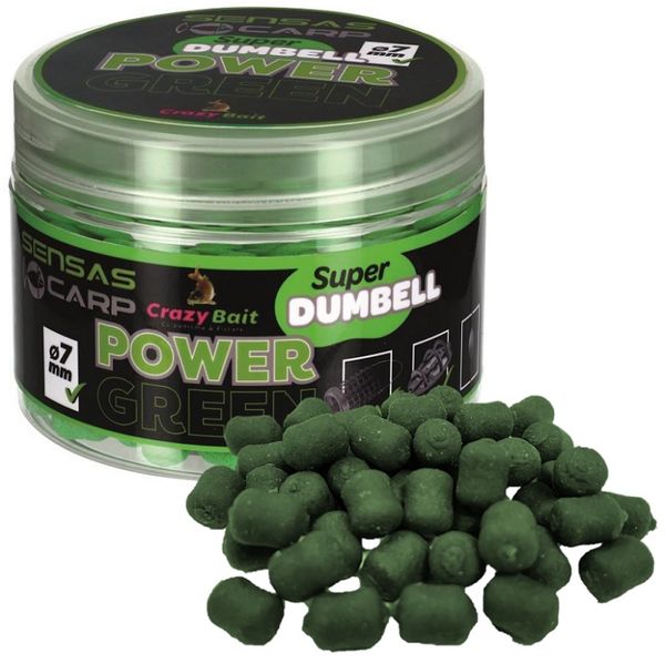 Sensas Super Dumbell Power Green (cesnak) 7mm 80g