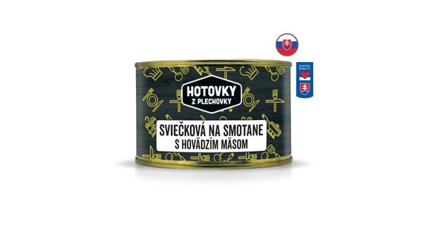 Hotovky Z Plechovky - Sviečková Na Smotane S Hovädzím Mäsom